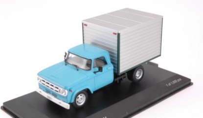 Immagine di DODGE D-400 BOX VAN LIGHT BLUE/GREY 1:43