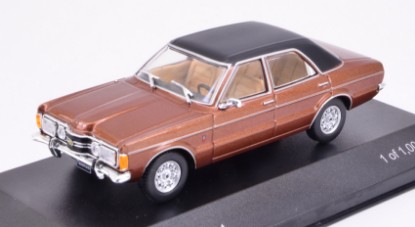 Immagine di FORD TAUNUS GXL 1974 METALLIC BROWN W/BLACK ROOF 1:43