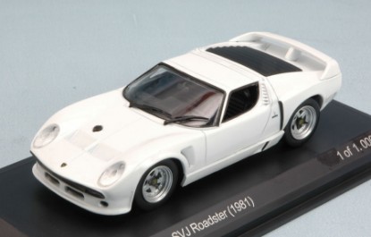 Immagine di LAMBORGHINI MIURA SVJ ROADSTER 1981 WHITE 1:43