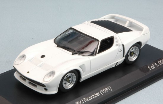 Immagine di LAMBORGHINI MIURA SVJ ROADSTER 1981 WHITE 1:43