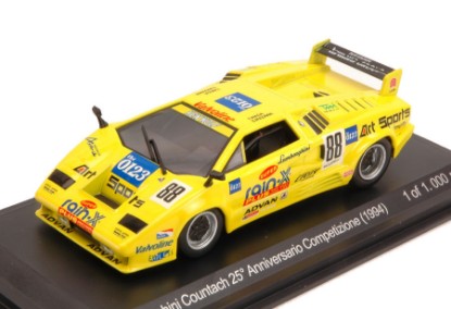 Immagine di LAMBORGHINI COUNTACH N.88 25mo ANNIVERSARIO COMPETIZIONE (1994) 1:43