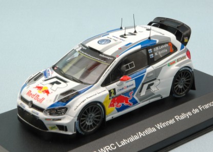 Immagine di VW POLO R WRC N.2 WINNER R.DE FRANCE 2014 M. LATVALA-M.ANTTILA 1:43