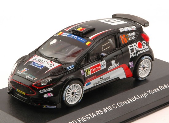 Immagine di FORD FIESTA N.16 2nd YPRES RALLY 2014 C.CHERAIN-A.LEYH 1:43