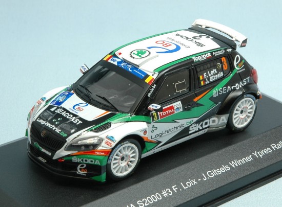 Immagine di SKODA FABIA S2000 N.3 WINNER YPRES RALLY 2014 F.LOIX-J.GITSELS 1:43