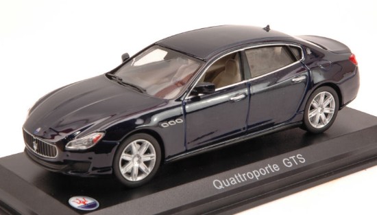 Immagine di MASERATI QUATTROPORTE GTS 2009 MET.DARK BLUE 1:43