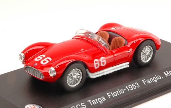 Immagine di MASERATI A6GCS N.66 3rd TARGA FLORIO 1953 J.M.FANGIO-S.MANTOVANI 1:43