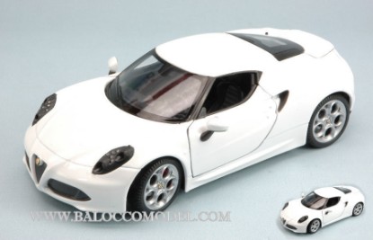 Immagine di ALFA ROMEO 4C 2013 WHITE 1:24