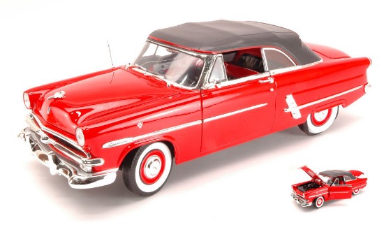 Immagine di FORD CRESTLINE SUNLINER 1953 RED CANOPY 1:18