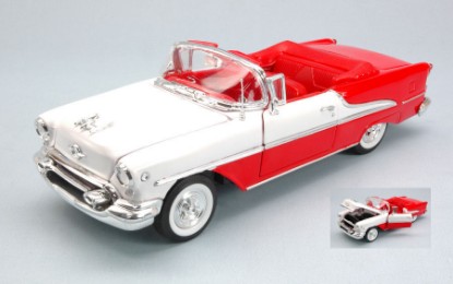 Immagine di OLDSMOBILE SUPER 88 CONVERTIBLE 1955 RED/WHITE 1:24