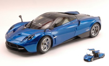 Immagine di PAGANI HUAYRA 2012 METALLIC BLUE/CARBON GT EDITION 1:18