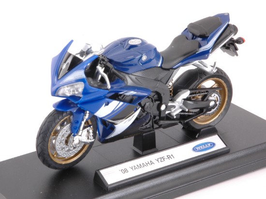 Immagine di YAMAHA YZF-R1 2008 BLUE 1:18