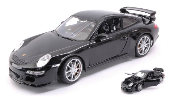 Immagine di PORSCHE 911 GTR 3 RS (997) 2007 BLACK 1:18