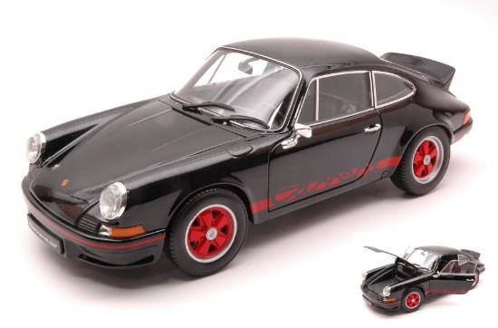 Immagine di PORSCHE 911 CARRERA RS 1973 BLACK/RED 1:18
