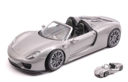 Immagine di PORSCHE 918 SPYDER SILVER 1:18