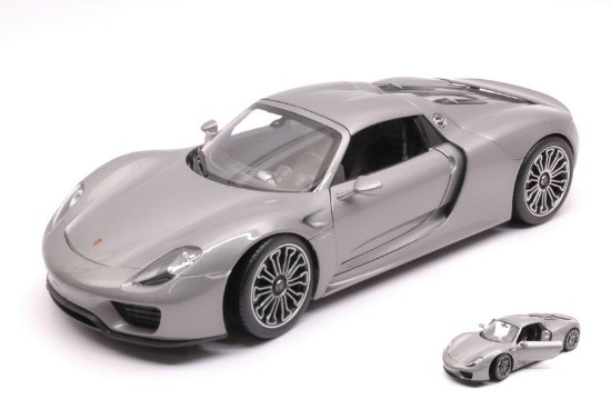 Immagine di PORSCHE 918 SPYDER HARD TOP SILVER 1:18