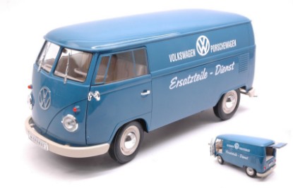 Immagine di VW T1 BUS 1963 PANEL VAN "VOLKSWAGEN PORSCHEWAGEN" 1:18