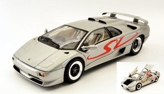 Immagine di LAMBORGHINI DIABLO SV SILVER 1:18