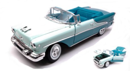 Immagine di OLDSMOBILE SUPER 88 CABRIOLET 1955 LIGHT GREEEN/TURQUOISE 1:18