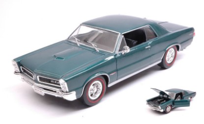Immagine di PONTIAC GTO 1965 METALLIC DARK GREEN 1:24-27