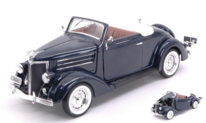 Immagine di FORD DELUXE CONVERTIBLE DARK BLUE 1:24