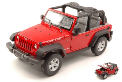 Immagine di JEEP WRANGLER RUBICON 2007 OPEN RED 1:24