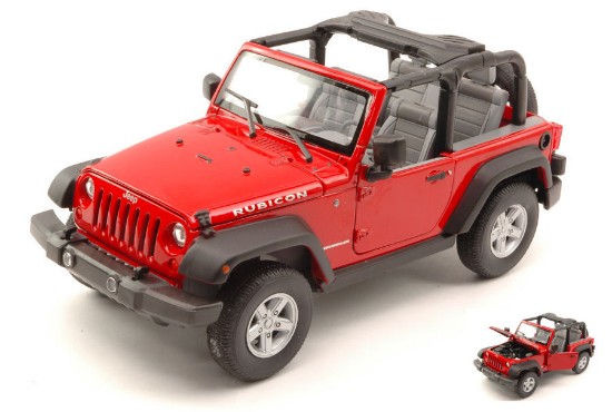 Immagine di JEEP WRANGLER RUBICON 2007 OPEN RED 1:24