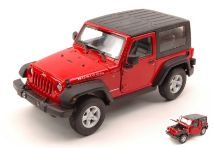 Immagine di JEEP WRANGLER RUBICON 2007 SOFT TOP RED 1:24
