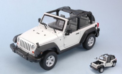 Immagine di JEEP WRANGLER RUBICON 2007 OPEN WHITE 1:24-27