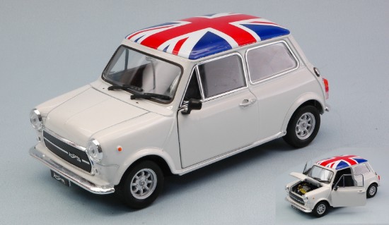 Immagine di MINI COOPER 1300 WHITE UK FLAG 1:24