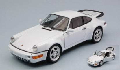 Immagine di PORSCHE 911 (964) TURBO WHITE 1:24