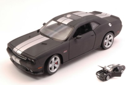 Immagine di DODGE CHALLENGER SRT 2012 MATT BLACK/SILVER 1:24