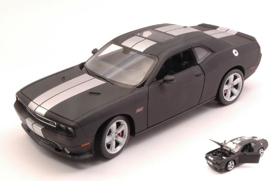 Immagine di DODGE CHALLENGER SRT 2012 MATT BLACK/SILVER 1:24