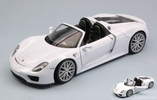 Immagine di PORSCHE 918 SPYDER OPEN 2013 WHITE 1:24