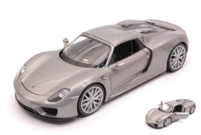 Immagine di PORSCHE 918 SPYDER HARD TOP CLOSED 2013 SILVER 1:24