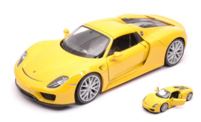 Immagine di PORSCHE 918 SPYDER HARD TOP 2013 YELLOW 1:24