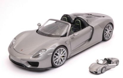 Immagine di PORSCHE 918 SPYDER 2013 SILVER 1:24