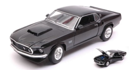 Immagine di FORD MUSTANG BOSS 429 1969 BLACK 1:24-27