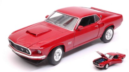 Immagine di FORD MUSTANG BOSS 429 1969 DARK RED 1:24-27