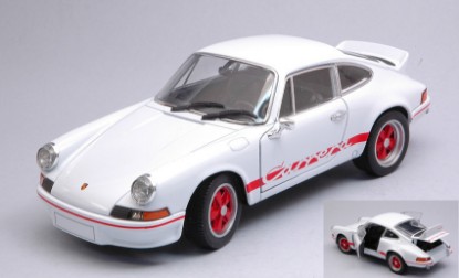 Immagine di PORSCHE 911 CARRERA RS 2.7 1973 WHITE/RED 1:24