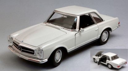 Immagine di MERCEDES 230 SL (W113) WHITE 1:24