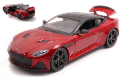 Immagine di ASTON MARTIN DBS SUPERLEGGERA METALLIC DARK RED/BLACK 1:24