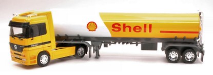 Immagine di MERCEDES ACTROS TRACTOR WITH SHELL TANKER 1:32