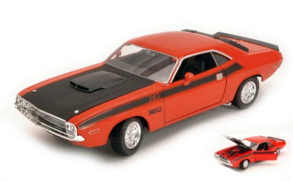 Immagine di DODGE CHALLENGER T/A 1970 ORANGE/BLACK 1:24