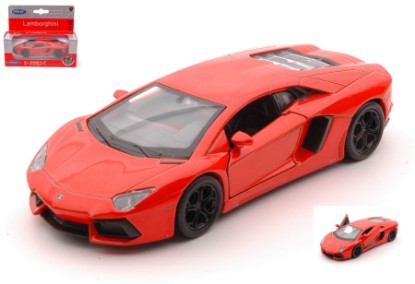 Immagine di LAMBORGHINI AVENTADOR LP700-4 ORANGE cm 11