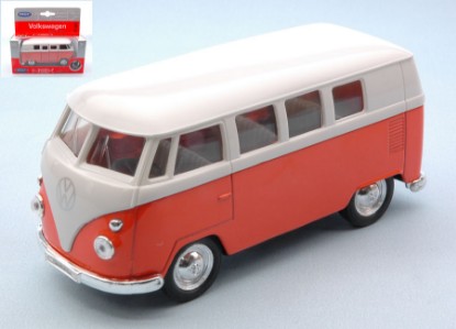 Immagine di VW T1 BUS 1963 ORANGE/WHITE cm 11