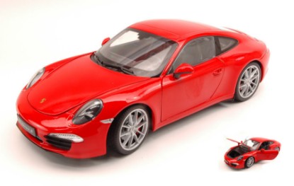 Immagine di PORSCHE 911 (991) CARRERA S 2012 RED 1:18