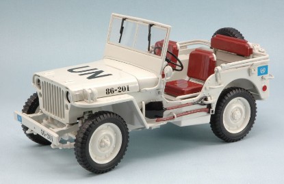 Immagine di JEEP WILLYS 1/4 TON 4x4 "UN" WHITE 1:18