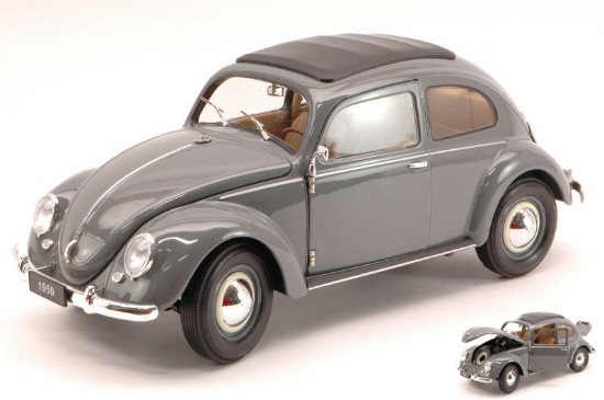 Immagine di VW CLASSIC BEETLE 1952 MOUSE-GREY 1:18