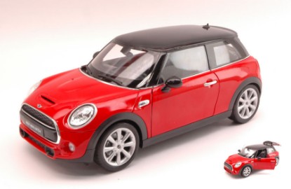 Immagine di NEW MINI HATCH 2014 RED W/BLACK ROOF 1:18