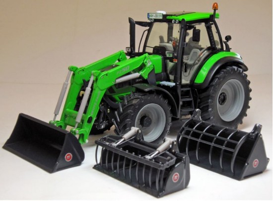 Immagine di TRATTORE DEUTZ AGROTRON 6190 TTV C/3 ACCESSORI 1:32